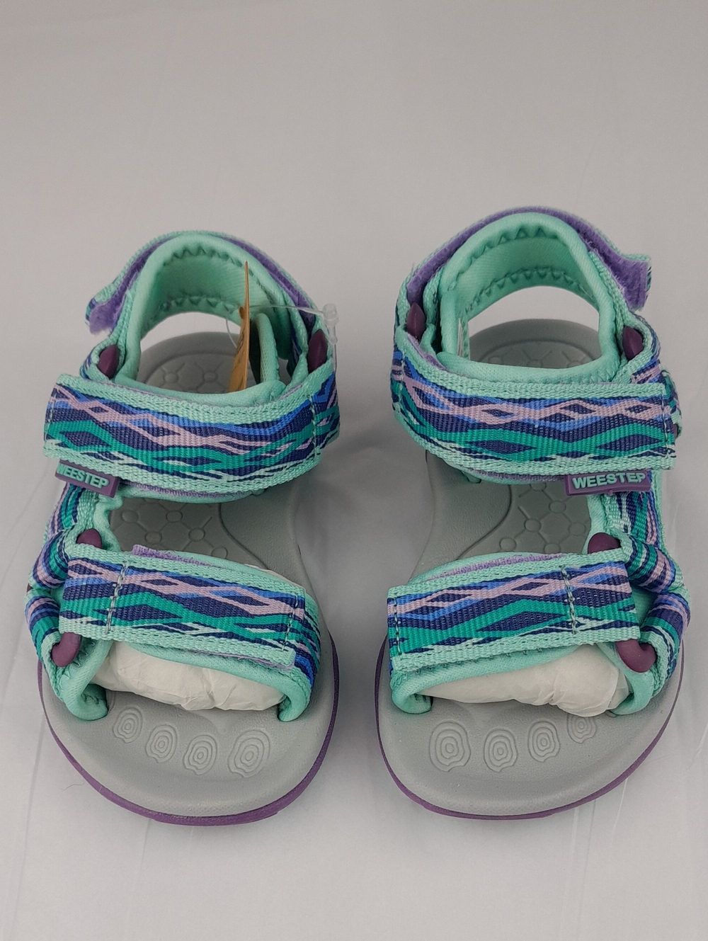 Weestep Straped Sandals Blue Teal Purple Adjustable